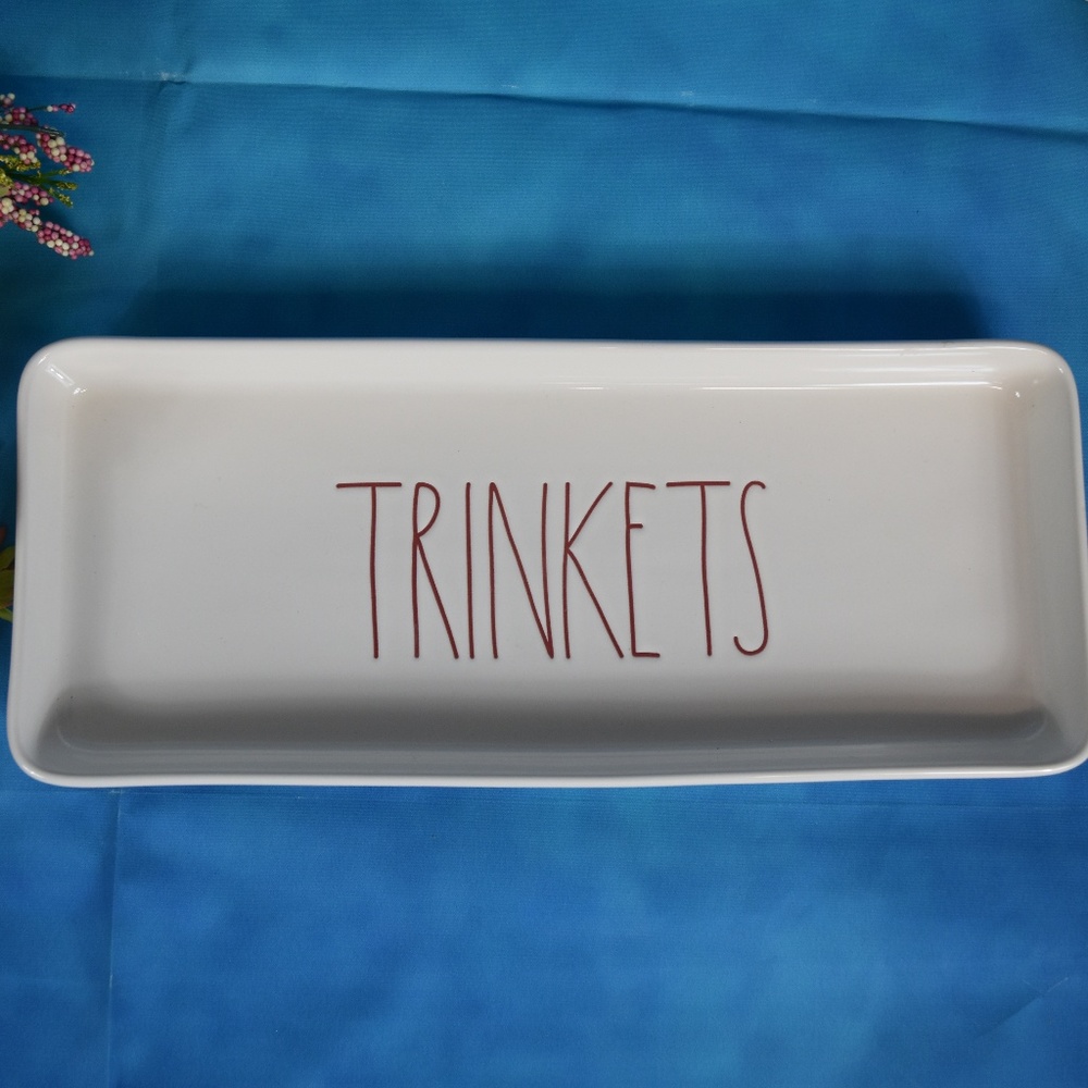Rae Dunn "TRINKETS" Tray